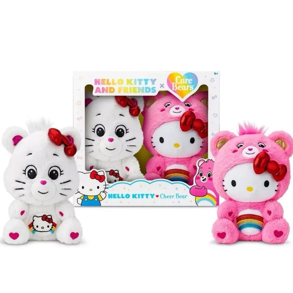 - Care Bears Hello Kitty Plush Set